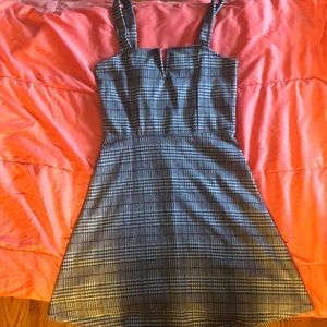 Cute plaid dress really soft and comfortable.